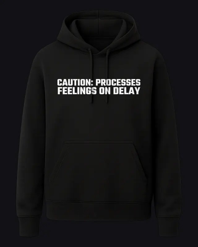 black hoodie