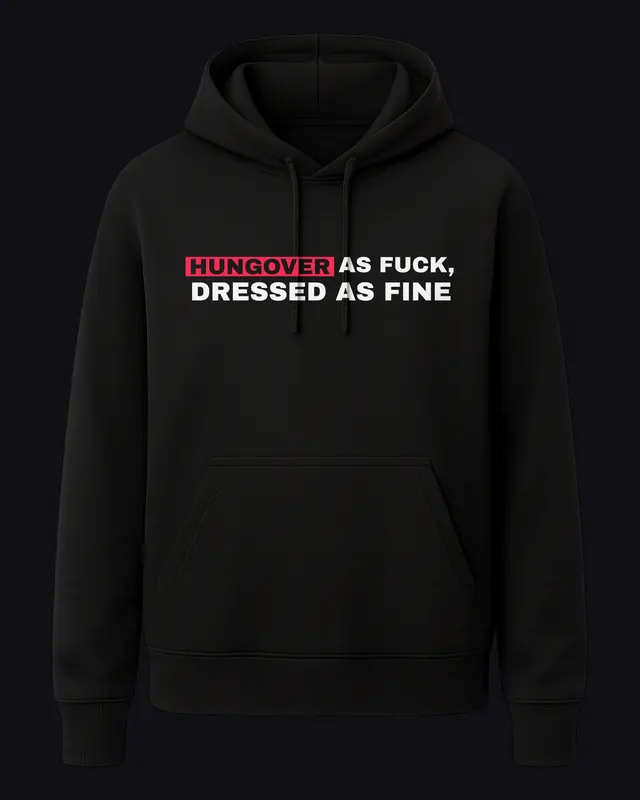 black hoodie