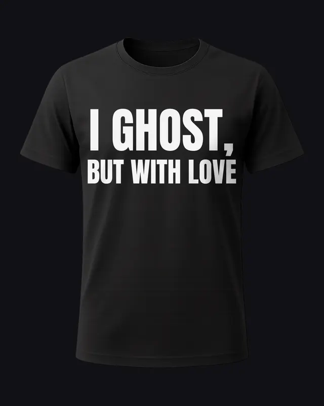 I ghost, but with love - unisex tee