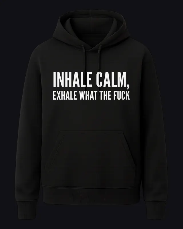 black hoodie