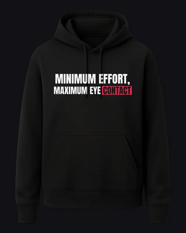 black hoodie