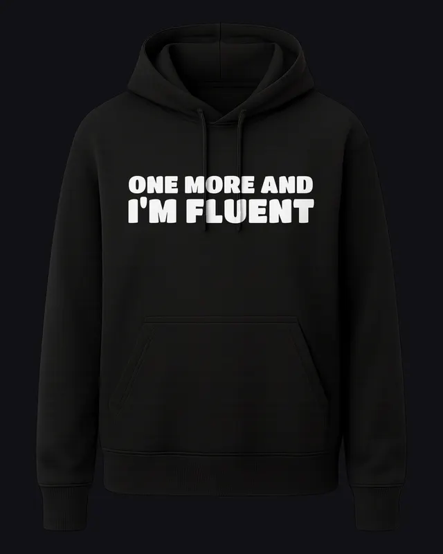 black hoodie