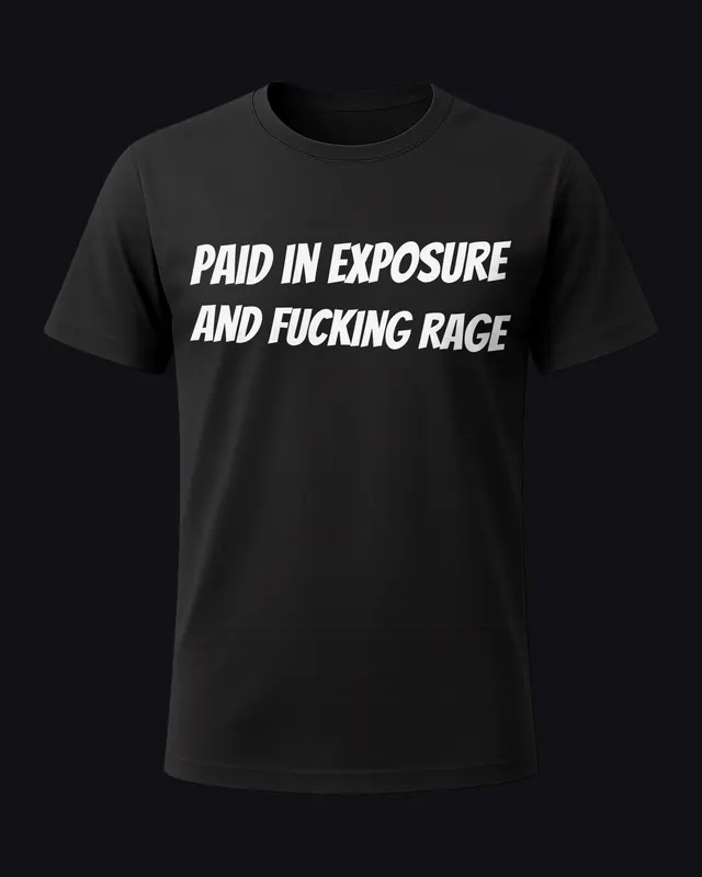 black tee