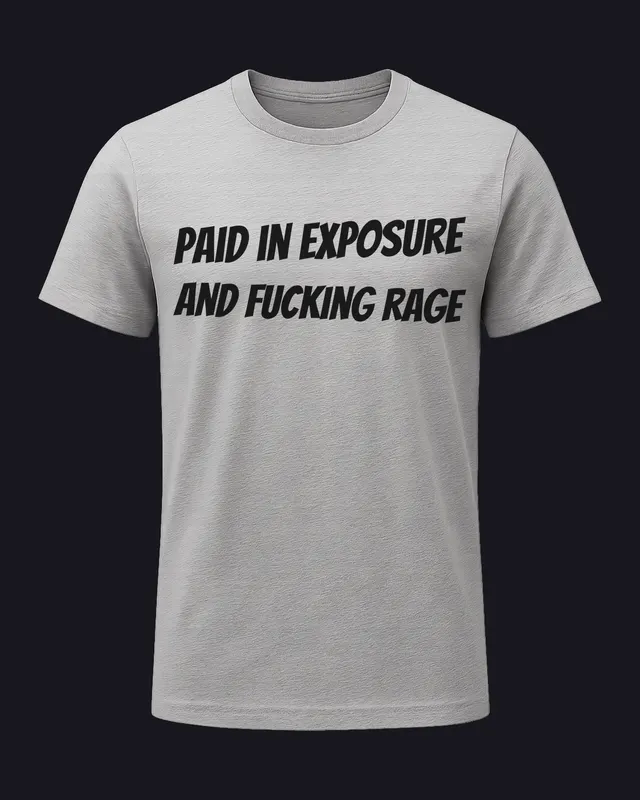heather grey tee