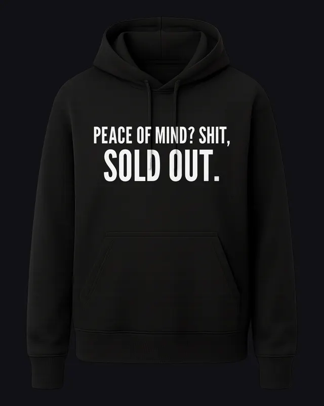 black hoodie