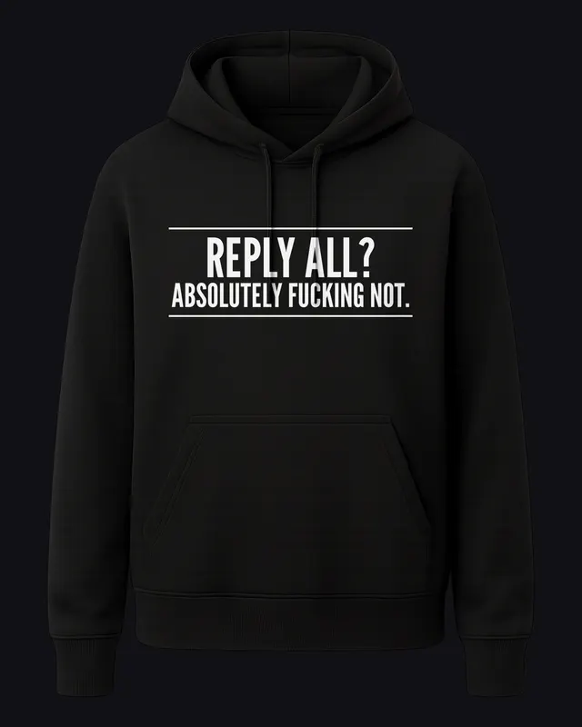 black hoodie