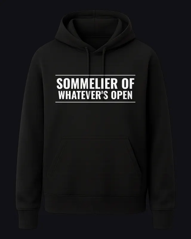 black hoodie