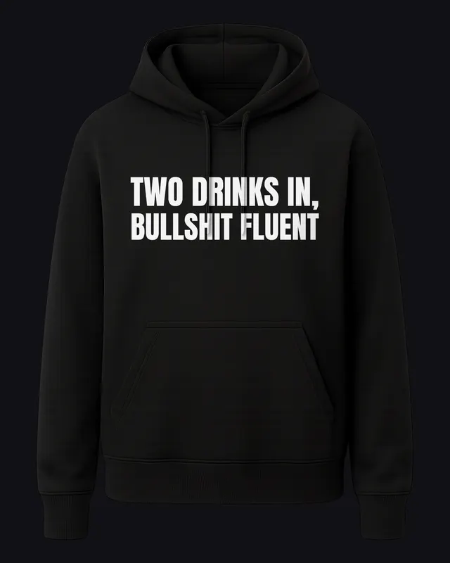 black hoodie